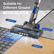 MOOSOO Cordless Stick Vacuum Cleaner, 40KPA 50Mins Lightweight Upright for Carpet Hard Floor Pet Hair XL-618A