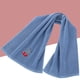 thumbnail image 4 of Cateissary Toalla deportiva absorbente de sudor plegable portátil para exteriores, gimnasio en casa, Fitness, correr, ejercicio, toallas de algodón de Toallas y Paños Gris azulado Cateissary HA082837-01, 4 of 6