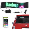 thumbnail image 1 of VEVOR Programmable LED Sign, P6 Full Color LED Scrolling Panel, DIY Custom Text Animation Pattern Display Board, Bluetooth APP Control Message Shop Sign for Store Business Car Advertising, 27"x5", 1 of 9