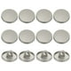 thumbnail image 1 of Botones planos redondos de metal, botones de costura en forma redonda para hombres y mujeres, 12 mm y 12 paquetes y plata brumosa, 1 of 7