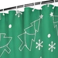 thumbnail image 3 of Green Christmas Tree Pattern Shower Curtain 36"x72" ,Bathroom Decorative Shower Curtains Set with 12 Hooks,Modern Waterproof Washable Shower Curtain, 3 of 6