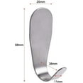 thumbnail image 4 of Heavy Duty Wall Hooks Self Adhesive Coat Hooks, 4 of 4