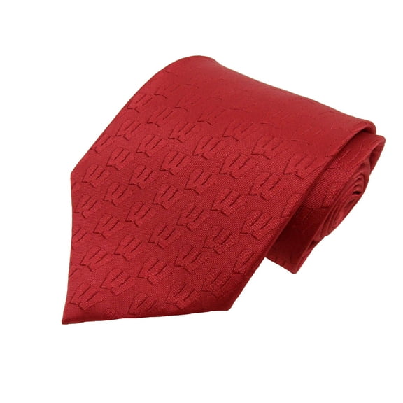 Wisconsin Badgers Tone on Tone Necktie - Donegal Bay - Unisex - One Size