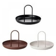 thumbnail image 2 of MAGAZINE 1 Pc Round Jewelry Tray with Ring Handle Living Room Kitchen Table Meal Organizer Trays Sundries Storage Home Decorations, 2 of 8