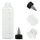 thumbnail image 3 of Botellas dispensadoras de plástico, 12 Uds., botellas exprimibles a escala, botellas de líquido, 3 of 5