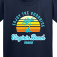 thumbnail image 4 of Inktastic Summer Enjoy the Sunshine Virginia Beach Virginia in Blue Youth T-Shirt, 4 of 5