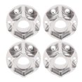 thumbnail image 4 of 4pcs 1.9inch Aluminum Alloy Silver Wheel Hex Hub Fit For SCX10 1/10 RC Car Model17mm, 4 of 8