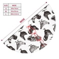 thumbnail image 3 of Lsque Funny Chicken Print Christmas Tree Skirt, Tree Skirt with Ties or Velcro, Perfect for Holiday Decorations, Halloween, and New Year-48", 3 of 7