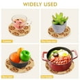 thumbnail image 6 of Chocolate Chip Cookies Pot Holders Set Trivets Hot Pads Cotton Mats for Cooking, 6 of 7
