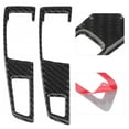 thumbnail image 3 of Gear  Button Panel Gear  Button Cover Gear Shifter Button Frame Carbon Fiber Gear  Button Panel Trim Cover Fit For F07/ F10/ F25/ F26 2009-2016 LHDB Dual Switch, 3 of 8