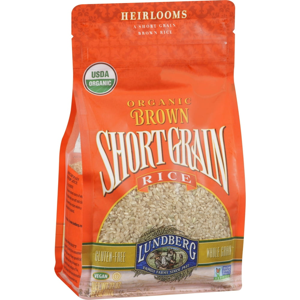 Lundberg Family Farms Short Grain Brown Rice, 32 oz (Pack of 6