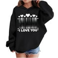 thumbnail image 4 of TaTaai Valentines Sweatshirt Women Gnomes Shirts Love Heart Sweater Crewneck Long Sleeve Pullover Tops Gift, 4 of 8