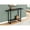 BLACK, variant on Accent Table Console Entryway Narrow Sofa Bedroom Metal Brown