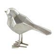thumbnail image 6 of 7", 8"H Silver Polystone Bird Sculpture, by CosmoLiving by Cosmopolitan (2 Count), 6 of 8