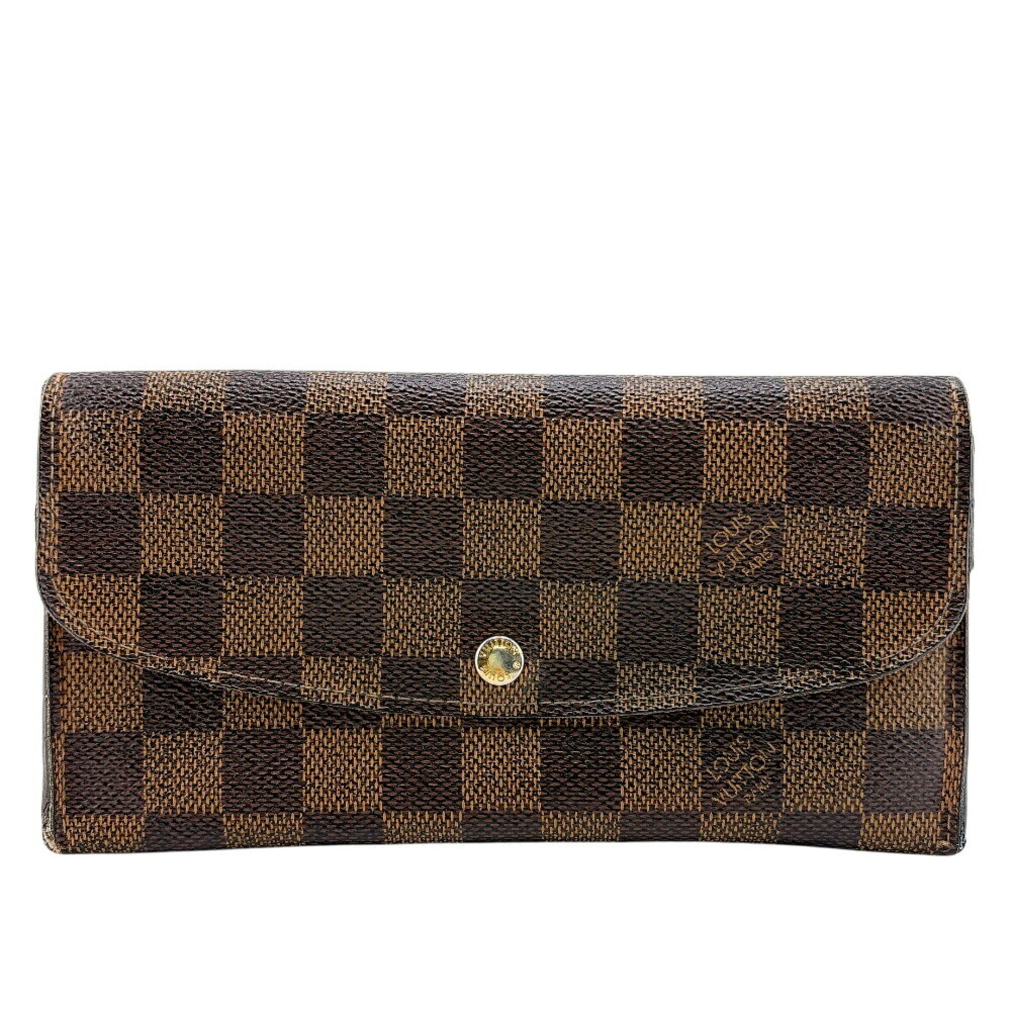Pre-Owned LOUIS VUITTON Louis Vuitton Wallet N63019 Portefeuille Emily Damier Long... (Fair)