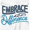 thumbnail image 2 of Embrace Differences Autism Awareness Womens Slim Fit Graphic Tee Brisco Brands L, 2 of 5