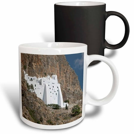 

3dRose Greece Hozoviotissa Greek Orthodox Monastery - EU12 BJA0234 - Jaynes Gallery Magic Transforming Mug 11oz