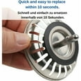 thumbnail image 2 of Sink Stopper Gaskets, Rubber Sink Gasket, Strainer Gaskets, 5 Piece Replacement Sink Gasket, Sink Stopper Rubber Gaskets for Stopper Valve and Strainer Basket, 2 of 5