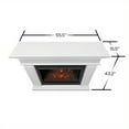 thumbnail image 4 of Real Flame Grande Cheminée Électrique en Blanc, 4 of 5