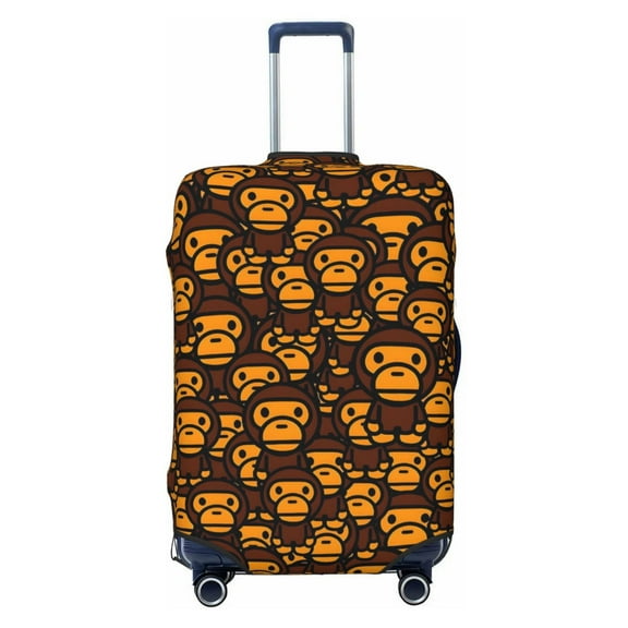 Bape Luggage Covers For Suitcase Washable Elastic Travel Suitcase Protector For Vacation Fits 18-32 Inch Case (Medium)
