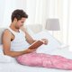 thumbnail image 5 of Balery Breast Cancer Awareness Pantalones de pijama para hombre, pijama ultraligero, pantalón de descanso-Medium, 5 of 6