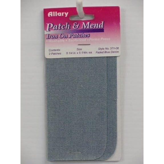 Allary Patch & Mend Iron On Patches