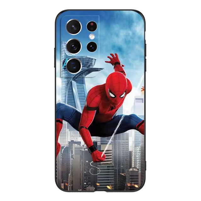 Funda Para Samsung Galaxy A22 4G 5G A22S A42 5G A12 A10 Trasera Para Teléfono Silicona Suave Negro tpu Increíble Hombre Araña