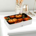 thumbnail image 6 of Thanksgiving PU Leather Earring Holder with Removable Compartment, Portable Necklace Organizer, Travel Organizer, Jewelry Display, 6 of 6