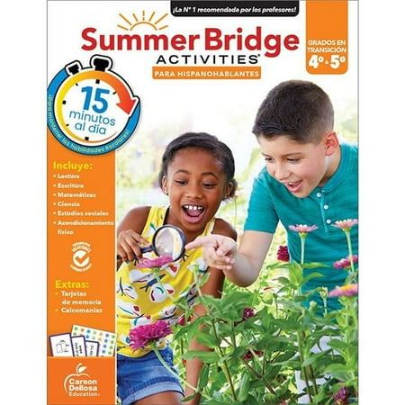 UPC: 0044222297992 | Carson Dellosa Education CD-705437 Summer Bridge Activitis Spanish 4-5 Workbook