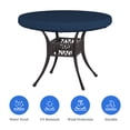 thumbnail image 3 of COVERS&ALL Round Table Top Cover, Made of 12 Oz Cover Max Fabric with Waterproof & UV-Resistant Property, Suitable for Indoors/Outdoors (44" Dia x 4" H Inches, Blue), 3 of 7