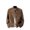 Jackets for men Brown, variant on Homenesgenics Jackets for Men Dress Western-Style Fall Zipper Outerwear Brown XXS