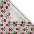 thumbnail image 3 of Ambesonne Agriculture Kitchen Curtains, Beet Root with Leaves, 55"x45", Raspberry and Peacock Green, 3 of 3
