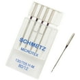 SCHMETZ Microtex Size 80/12 Sharp Sewing Machine Needles 5 Pack for ...