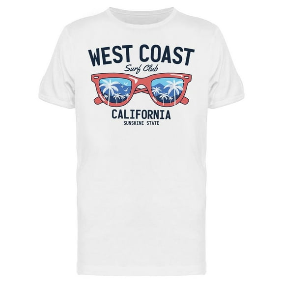 West Coast, Surf Club T-Shirt Men -Image by Shutterstock, Male XX-Large