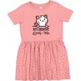 thumbnail image 3 of Inktastic My Grammy Loves Me Girls Granddaughter Kitten Girls Toddler Dress, 3 of 5
