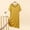 Yellow, variant on Women's Star Print Lace Trim Crew Neck Midi Nightgown, Soft Modal Short Sleeve Loose Casual Home Loungewear Sleep Dress Green XL(XL)