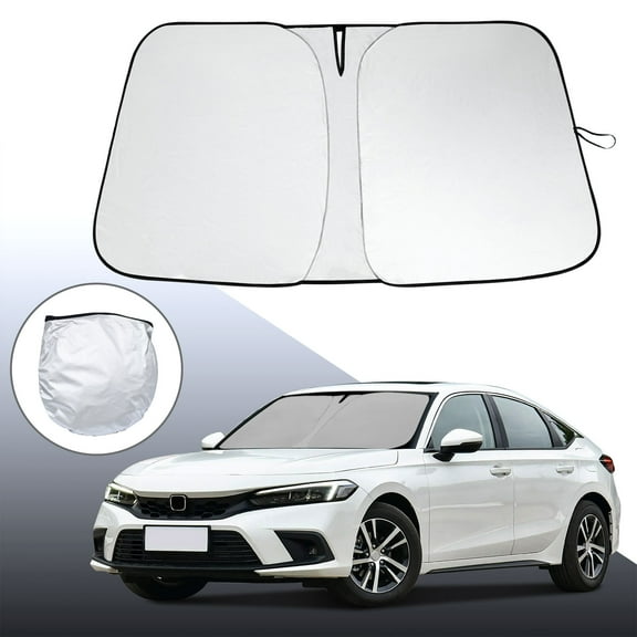 JJMY Custom For Honda Civic 2022-2024 Car Windshield Sun Cover Privacy Cover Heat Block , 1 Pack