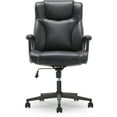 thumbnail image 5 of Serta 24.25 in. Executive Chair with Swivel & Lumbar Support, 250 lb. Capacity, Black, 5 of 14
