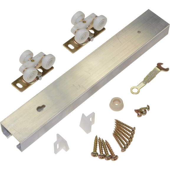 Johnson Hardware 100PD Commercial Grade Pocket/Sliding Door Hardware (60")