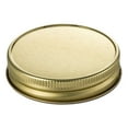 thumbnail image 2 of 24 Packs Mason Jar Lids Regular Mouth Leak Proof Secure Mason Storage Solid Caps (Gold),24 x Mason jar lids,Gold, 2 of 8