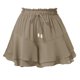 thumbnail image 1 of Pantalones de falda con volantes de doble capa for mujer, con cintura elástica y cordón, pantalones de falda informales antiexposición deportivos, 1 of 7