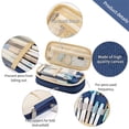 thumbnail image 5 of Robotsky Canvas Pencil Cases, Navy Blue, 5 of 6