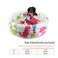 thumbnail image 5 of 90Cm Round Inflatable Swimming Pool for Backyard and Patio, Durable Thickened Pvc Material Outdoor Water Basin for Small Animals and Personal Use, White, 5 of 5