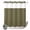 Dark Green, variant on No Hook Shower Curtain, Sage Green Shower Curtains for Bathroom with See Through Top Window, Brown Solid Color Simple Abstract Waterproof & Washable Bath Curtain Long 72"x78"