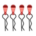 thumbnail image 2 of Rc 4 Pcs Clip de Corps Rc en Acier Inoxydable Forme R Clip de Corps Rc avec Poignée en Alliage d'Aluminium pour Voitures Rc 1/8 1/10, 2 of 7