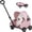 Pink, variant on BUTOMKY 4‑Wheel Dog Stroller for Small Dogs and Cats,Foldable Lightweight Pet Stroller with Sunshade Mesh Canopy,Portable Pet Carrier Jogger,Ideal for Small to Medium Pets