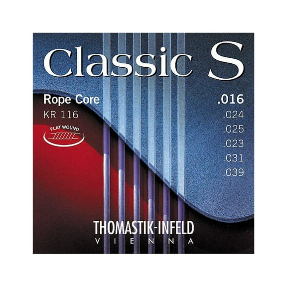 Thomastik KR116 Classic S Series Flatwound Light Guitar Strings