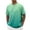 Light Green, variant on Mens Sun Protection UPF 50 Shirts Gradient Long Sleeve Swim Rash Guard Running Athletic UV Fish Hiking Shirt,Light Green,L