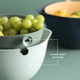 thumbnail image 4 of Fankiway 2 In 1 Vegetable and Fruit Cleaning Spinning Colander with Handle Draining Basket, Kitchen Colander, Kitchen Gadgets, Fruit and Vegetable Cleaning Gadgets Home Cleaning Supplies, 4 of 7