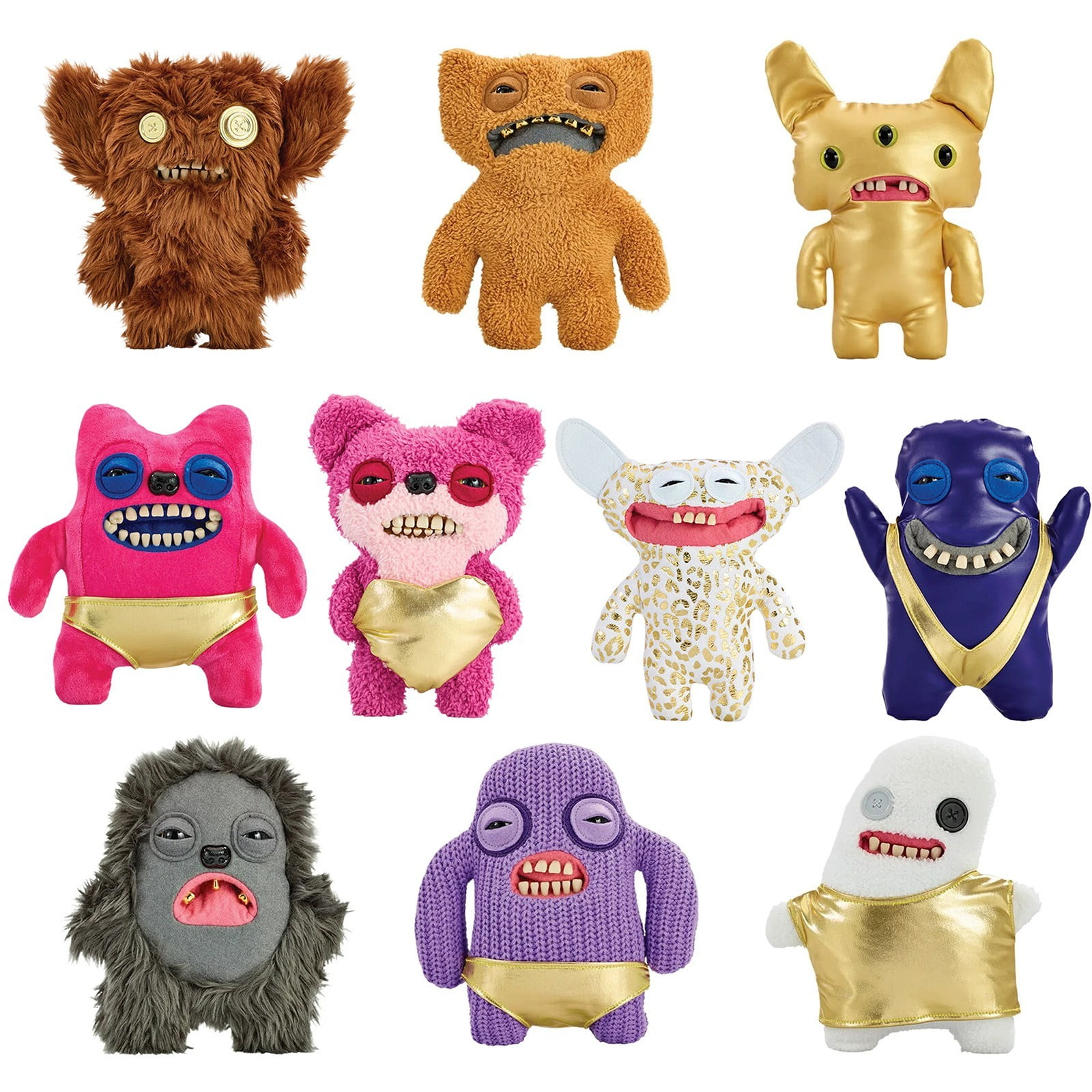 GZSL Fugg-ler Plush Toys, Fugg-ler Gold Fugg Series - Grin
